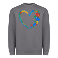 Storm autism heart Heavyweight Sweatshirt - MaliasSmallBusiness