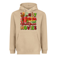 Hot Cocoa And Christmas Movies Heavyweight Hoodie | Teevron