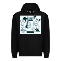 Black father's house Premium Hoodie - TumblerDesignByShophia