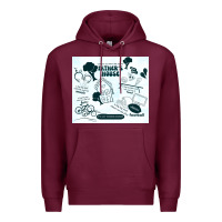 Burgundy father's house Premium Hoodie - TumblerDesignByShophia