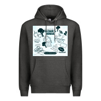 Charcoal Heather father's house Premium Hoodie - TumblerDesignByShophia