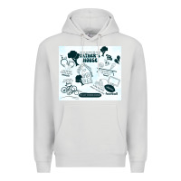 Dove Grey father's house Premium Hoodie - TumblerDesignByShophia