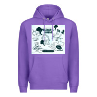 Purple father's house Premium Hoodie - TumblerDesignByShophia