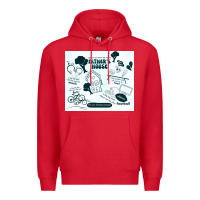 Red father's house Premium Hoodie - TumblerDesignByShophia