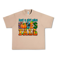 Just A Girl Who Loves Fall Urban Heavy Tee | Teevron