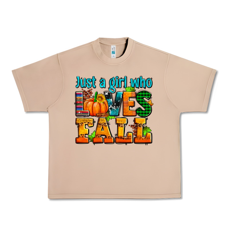 Just A Girl Who Loves Fall Urban Heavy Tee by AdoDesignShop | Teevron