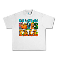 Lunar Rock just a girl who loves fall Urban Heavy Tee - AdoDesignShop