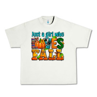 Pistachio just a girl who loves fall Urban Heavy Tee - AdoDesignShop