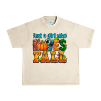 Sandshell just a girl who loves fall Urban Heavy Tee - AdoDesignShop