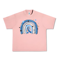 Salmon in april wear blue autism awareness Urban Heavy Tee - MaliasSmallBusiness