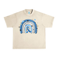 Sandshell in april wear blue autism awareness Urban Heavy Tee - MaliasSmallBusiness