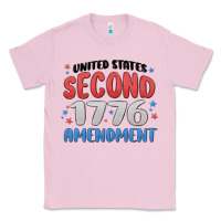 Bubblegum Pink united states second 1776 amendment Classic Tee - MaliasSmallBusiness