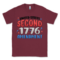 Burgundy united states second 1776 amendment Classic Tee - MaliasSmallBusiness