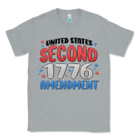 Heather Grey united states second 1776 amendment Classic Tee - MaliasSmallBusiness