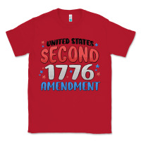 Red united states second 1776 amendment Classic Tee - MaliasSmallBusiness