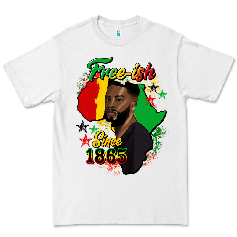 Free Ish Since 1865 Black Man Premium Tee by HRA Design Shop | Teevron