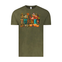 Vintage Olive Talk turkey to me Vintage Tee - NancyCooperArtShop