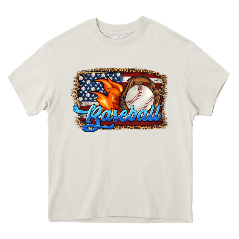 Western American Flag Baseball Heavy Core Tee by HRA Design Shop | Teevron