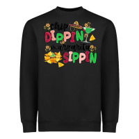 Black chip dippin' margarita sippin Heavyweight Sweatshirt - MaliasSmallBusiness