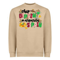 Mushroom chip dippin' margarita sippin Heavyweight Sweatshirt - MaliasSmallBusiness