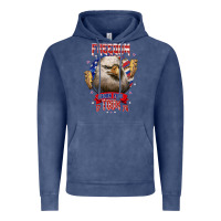 Vintage Denim freedom born free tour 1776 Vintage Hoodie - NancyCooperArtShop