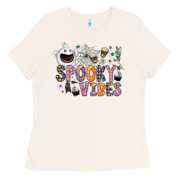 Bone spooky vibes Ladies Tee - CowhideDigitalArt