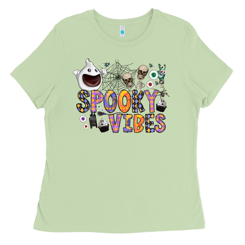 Spooky Vibes Ladies Tee by CowhideDigitalArt | Teevron