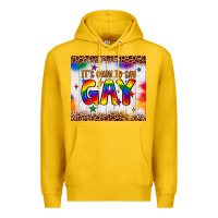 Lemon it's okay to say gay tumbler Premium Hoodie - JahusDesignShop
