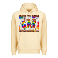 Pina Colada it's okay to say gay tumbler Premium Hoodie - JahusDesignShop