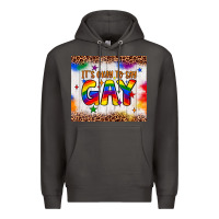 Smoke it's okay to say gay tumbler Premium Hoodie - JahusDesignShop