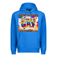 True Royal it's okay to say gay tumbler Premium Hoodie - JahusDesignShop