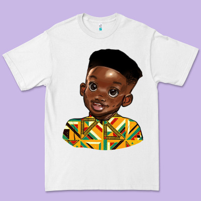 Black Boy Premium Tee Designed By Hra Design Shop