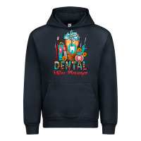 Navy Dental Office Manager cold drink frappe Urban Hoodie - FaDigitalArtStudio