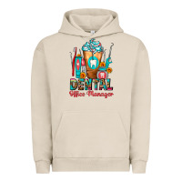 Pigment French Oak Dental Office Manager cold drink frappe Urban Hoodie - FaDigitalArtStudio