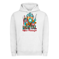 Pigment Lunar Rock Dental Office Manager cold drink frappe Urban Hoodie - FaDigitalArtStudio