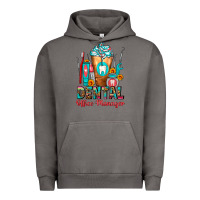 Pigment Tornado Dental Office Manager cold drink frappe Urban Hoodie - FaDigitalArtStudio