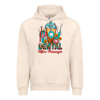 Sandshell Dental Office Manager cold drink frappe Urban Hoodie - FaDigitalArtStudio
