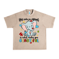 French Oak what makes you different is what makes you beautif Urban Heavy Tee - MaliasSmallBusiness
