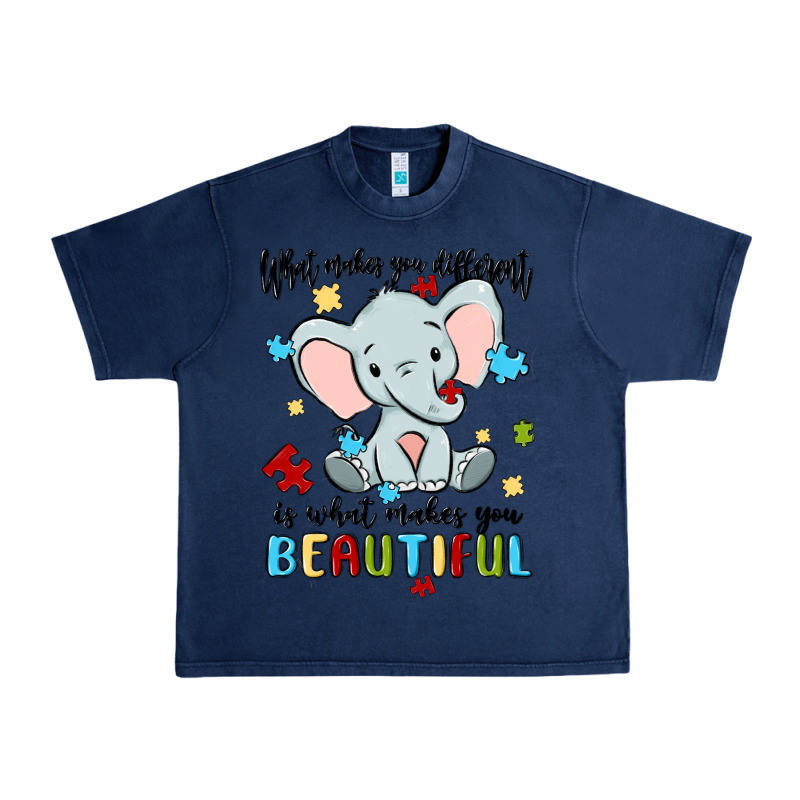 What Makes You Different Is What Makes You Beautif Urban Heavy Tee by MaliasSmallBusiness | Teevron
