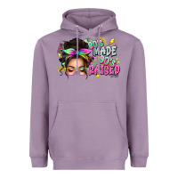 Lavender 80s made 90s raised messy bun Heavyweight Hoodie - texasbilliewilder