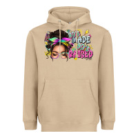 Mushroom 80s made 90s raised messy bun Heavyweight Hoodie - texasbilliewilder