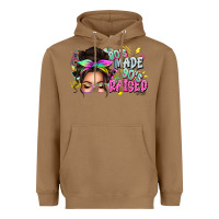 Toasted Coconut 80s made 90s raised messy bun Heavyweight Hoodie - texasbilliewilder