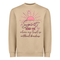 Mushroom spririt religious quote Heavyweight Sweatshirt - MaliasSmallBusiness