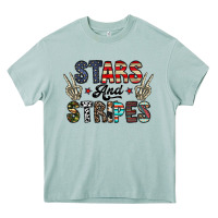Arona stars and stripes Heavy Core Tee - CowhideDigitalArt