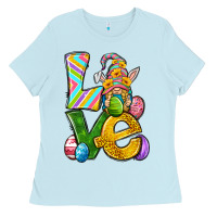 Baby Blue Love gnome Easter Ladies Tee - Neo Western