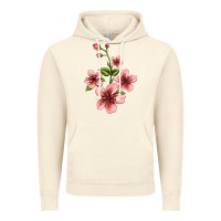 Vintage Artic pink flowers hibiscus Vintage Hoodie - Jasminsmagicworld