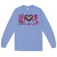 Colony Blue peace love cure Long Sleeve Tee - JahusDesignShop