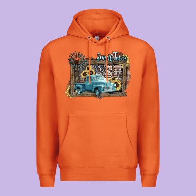 Small Town Usa Truck 4th Of July Premium Hoodie Designed By Howdyjamesfarm