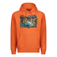 Carrot Small town USA truck 4th of july Premium Hoodie - HowdyJamesFarm