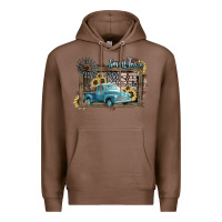 Chestnut Small town USA truck 4th of july Premium Hoodie - HowdyJamesFarm